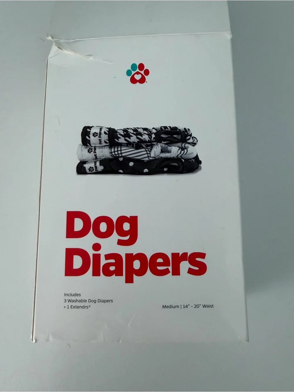 Dog Diapers - new but missing one diaper and no extender - washable